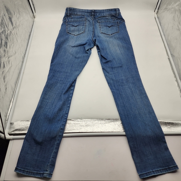 Womens 11 Just Jeans Fit Enhancer Blue Straight Leg Jeans - Picture 14 of 16